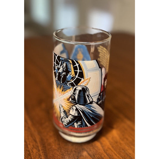 Vintage 1983 Star Wars Return of the Jedi Glass Burger King Luke Skywalker