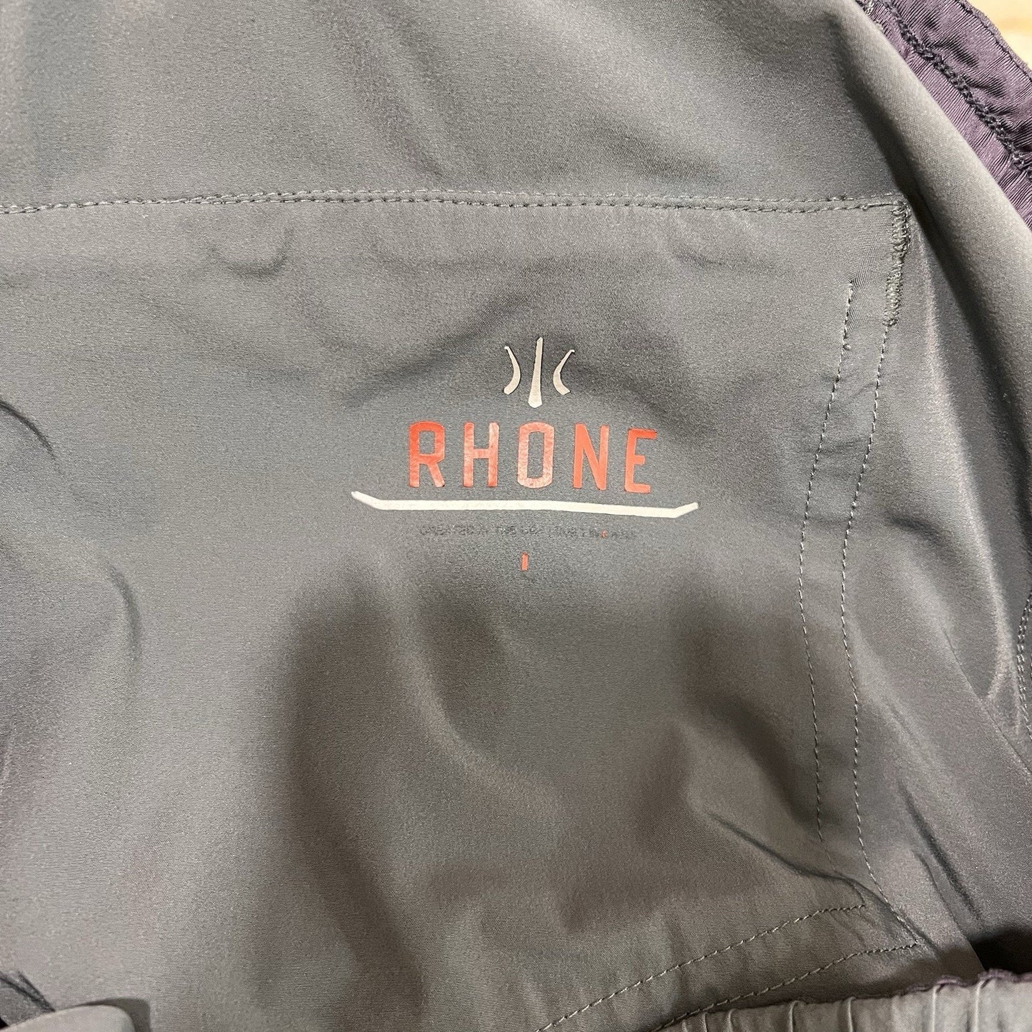Rhone Torrent Pants (L) 34x30 Windbreaker Performance Golf Grey Pull On Stretch