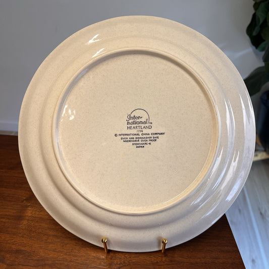 Chop Plate 12" Heartland 7774 International China Japan Cottagecore Farmhouse