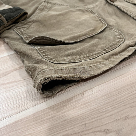3X Vintage 70s L.L. Bean Canvas Chore Jacket Corduroy Barn Field Duck Heritage
