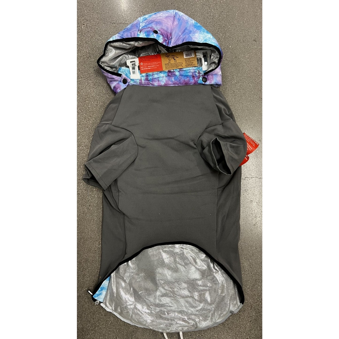 Arctic Trail Light Up Purple w/Tie Dye Accent Dog Jacket Available in XXL/XL/L/S