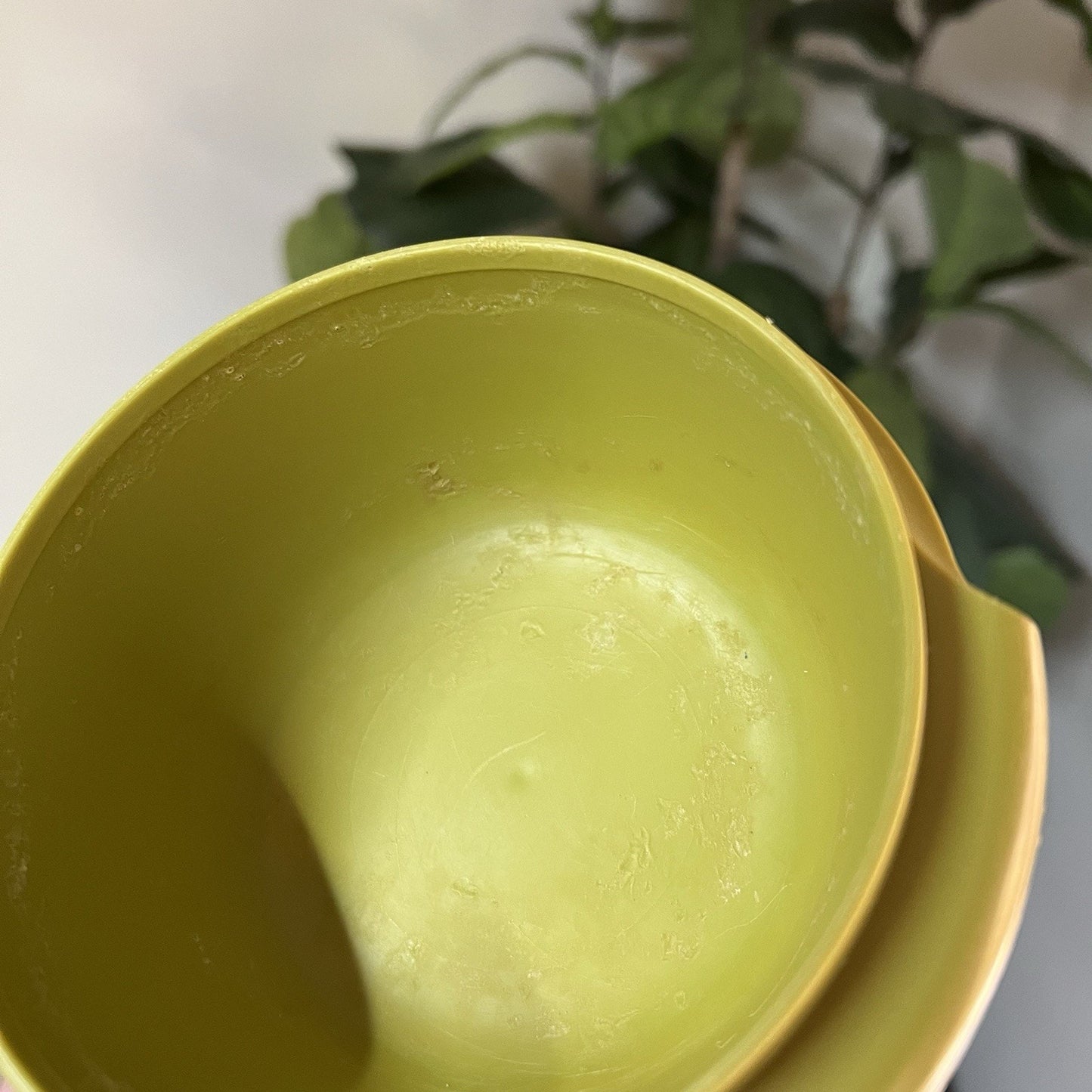 Tupperware Servalier Bowl Lid Set 1323 Harvest Orange Green Yellow Brown Retro