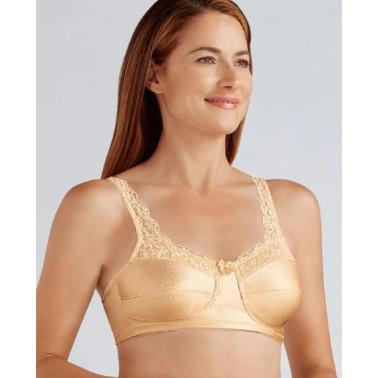 Amoena Annabelle 36D Mastectomy Pocket Bra Soft Cup Nude 2126 Post Surgery