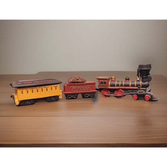 1969 McCormick Commemorative Jupiter Train Decanter Set Featuring McCoy Pottery