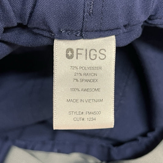 FIGS Pisco Basic Scrub Pants Navy XXL Style FM4500 Cut 1234