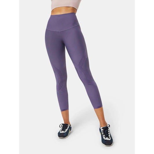 Fanka Body Sculpt 7/8 Legging XS Compression Lift Reversible High Waist Purple