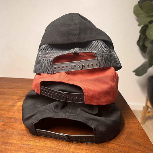 Lot Of 4 Mac Tools Logo Classic Dad Hats Trucker Adjustable Fitted Work Worn
