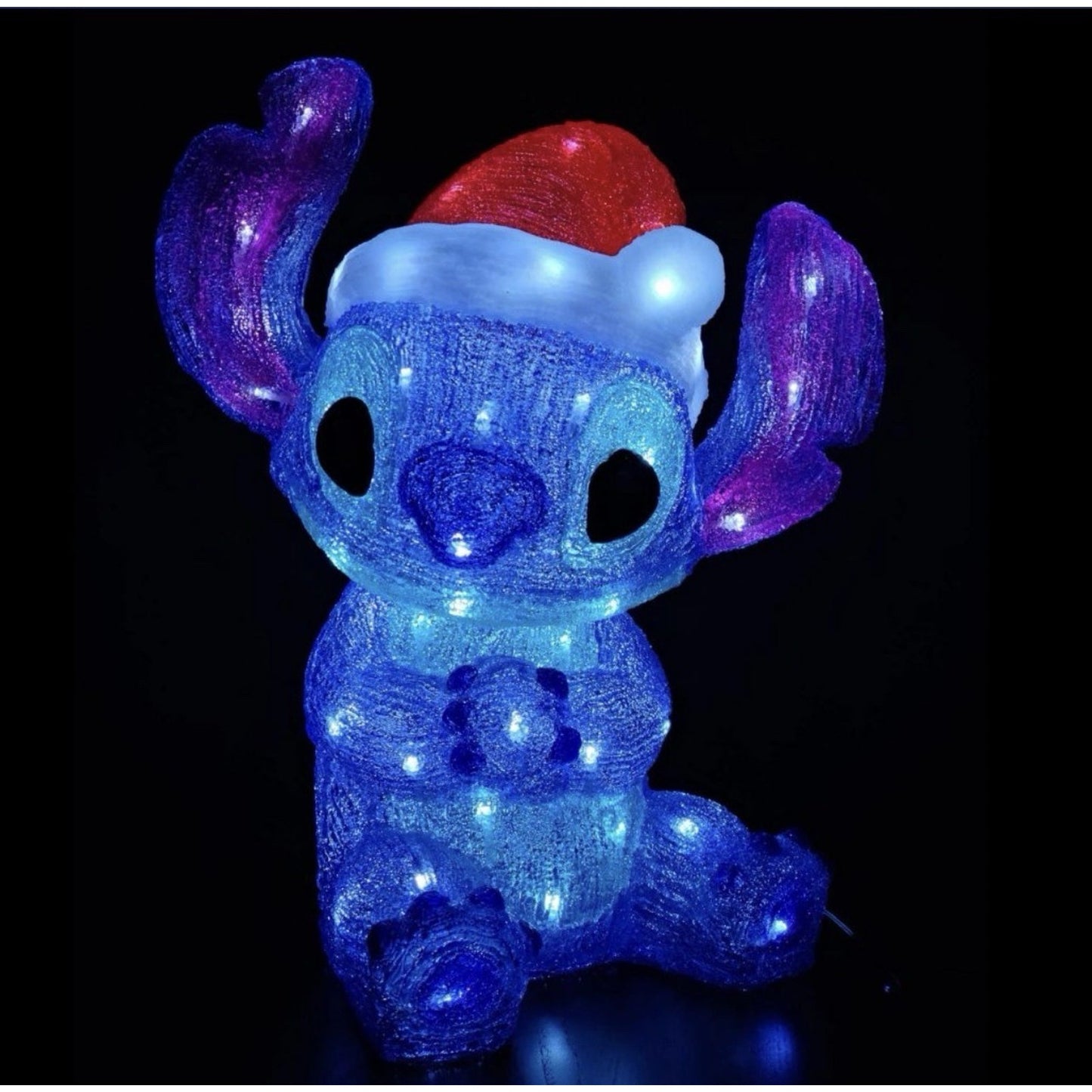 Santa Stitch Christmas 20” LED Light Up Department 56 Enesco Statue figure