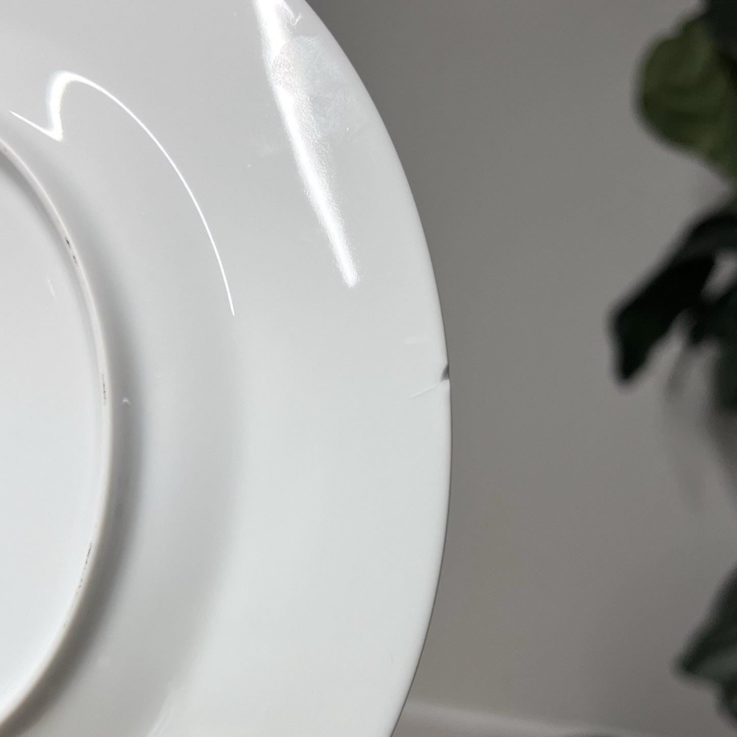 (4) Mikasa Classic Flair White Salad Plates 8” Calla Lily K1991 Helena Uglow