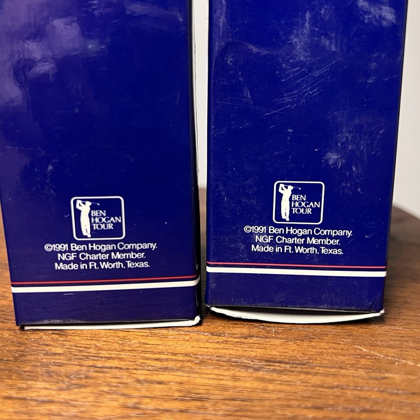 Vintage 1991 Edge Ben Hogan ZLS 100 Tri-Atomic Two Boxes = 6 Golf Balls