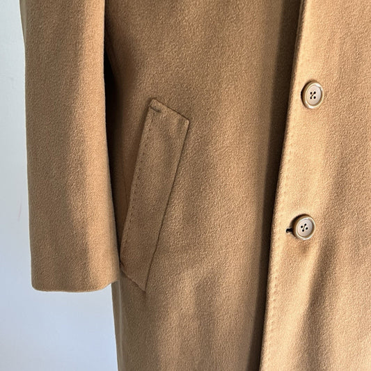 Riccardo Fazzi (38) Wool Cashmere Old Money Designer Topcoat Overcoat Trench