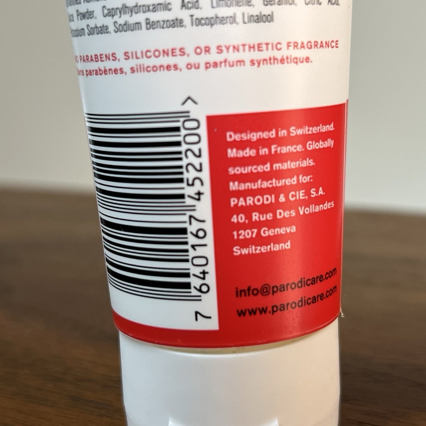 Parodi Swiss Intensive Moisturizing Hand Cream 2 oz Creme Dry to Very Dry Skin