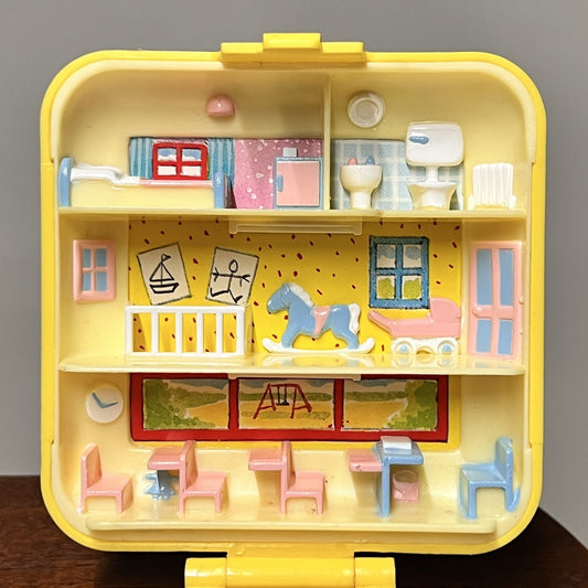 Vintage 1989 Bluebird Polly Pocket Midge's Play School Nursery *Compact Only*