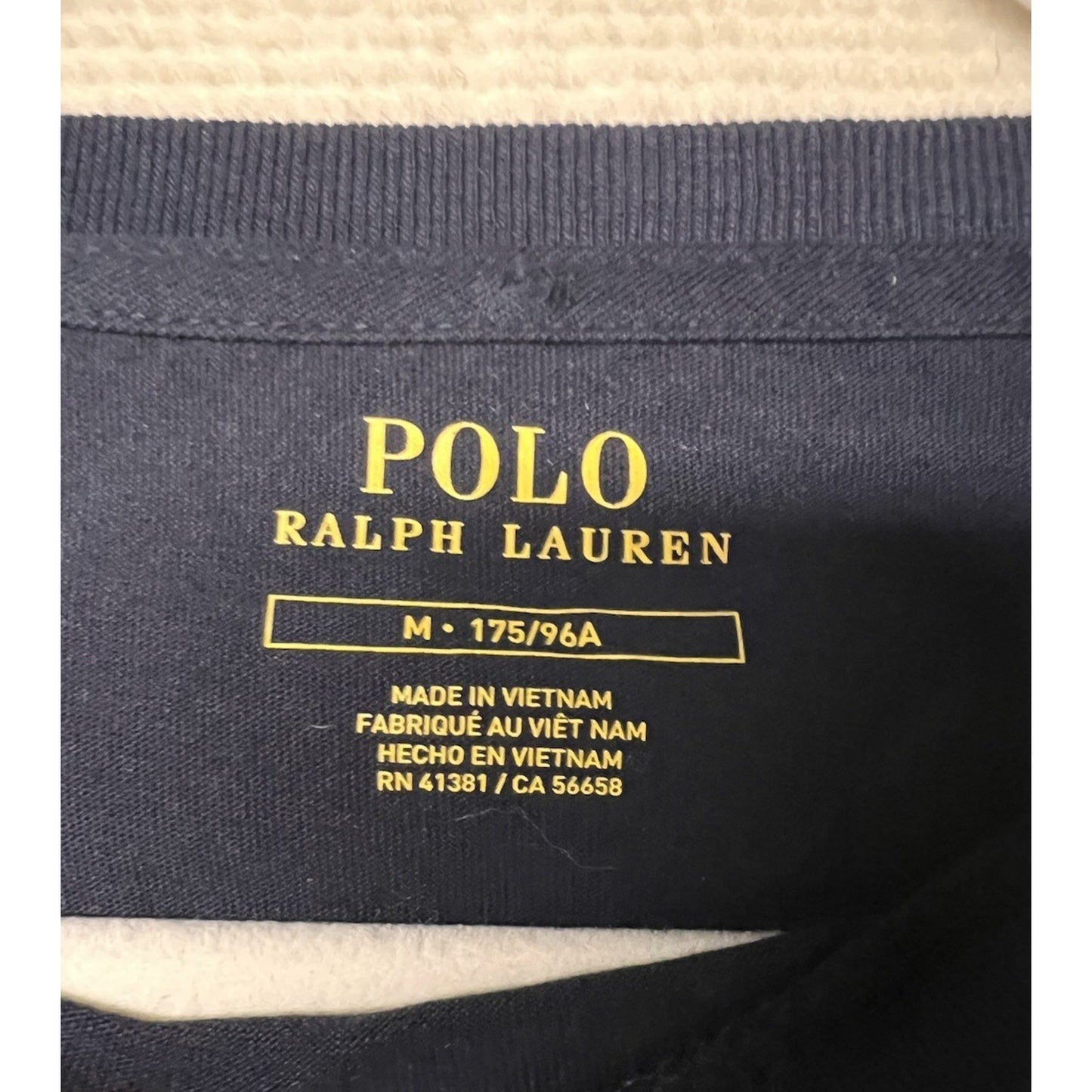 Polo Ralph Lauren “Ski Bear” T-shirt Navy Blue Mens Size Medium