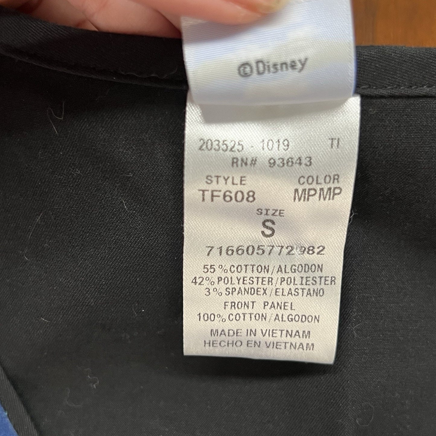 Disney Tooniforms Mary Poppins Returns Cherokee Scrubs (S) Womens TF608 Stretch