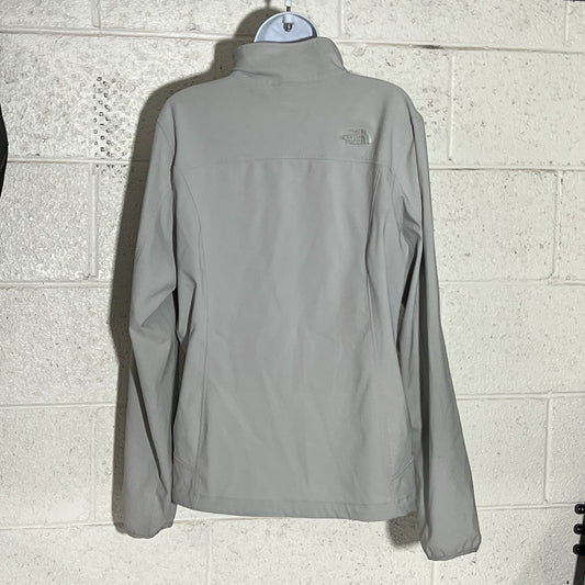 North Face Women’s Jacket Apex (L) Softshell Gray Full Zip