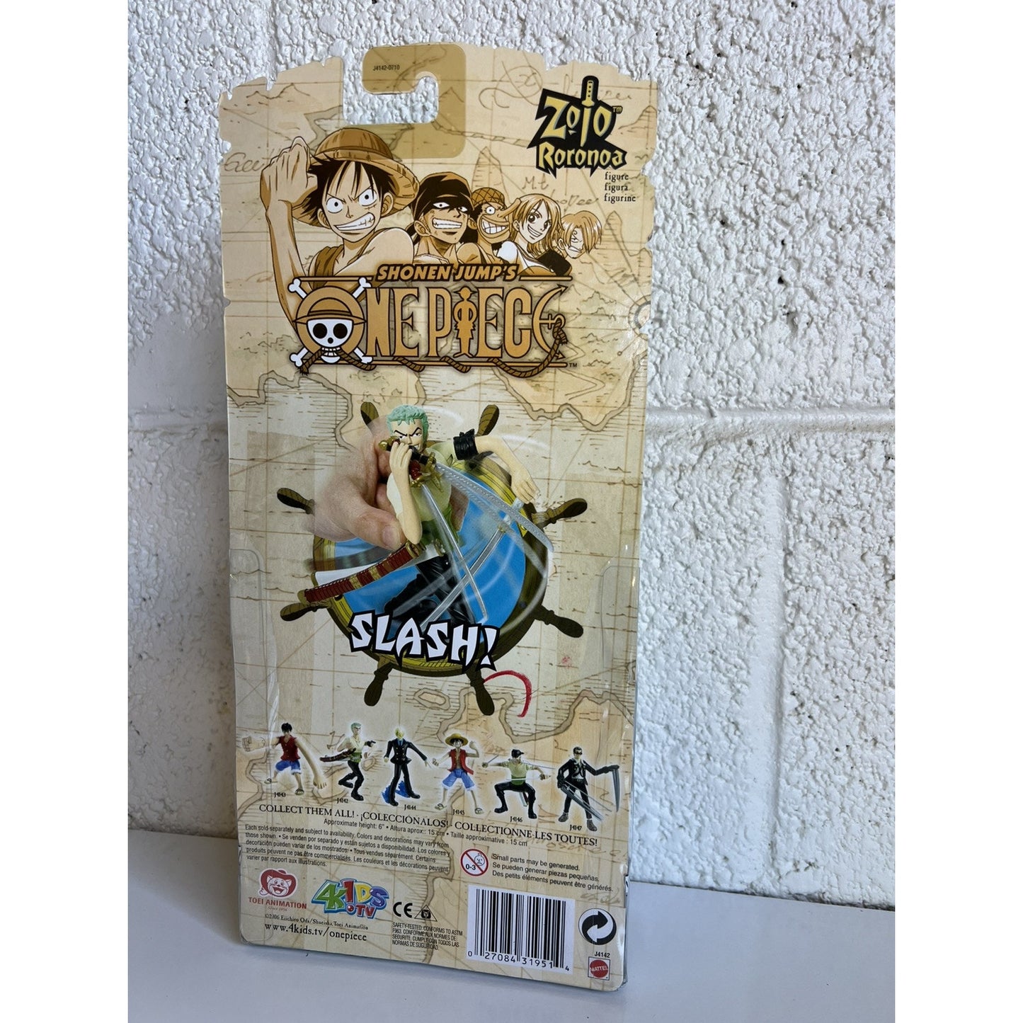 Shonen Jump’s One Piece Zoro Roronoa Action Figure NIB Anime Manga Sealed Toy