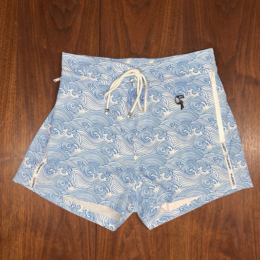 Tucann Swim Trunks Shorts “Make Waves” Men’s Small 3” Inseam Lined Pockets
