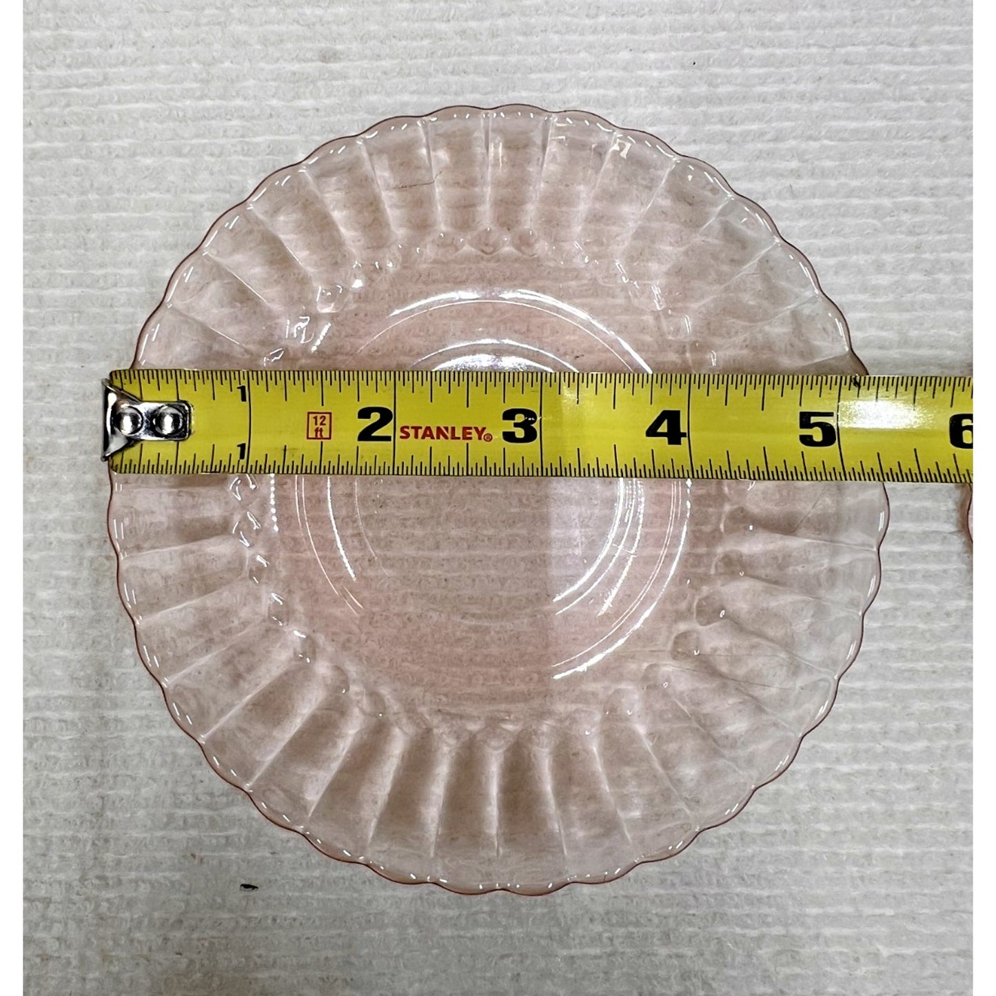 Vintage Fortecrisa Radiance "Swirl" Pattern Saucer Plate 5.75" Replacement