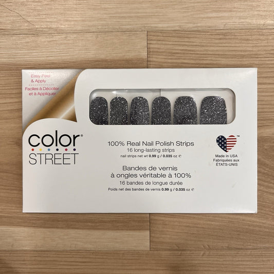 Moon River Color Street Nail Polish Strips FMG096 Dark Glitter Moody Witchy