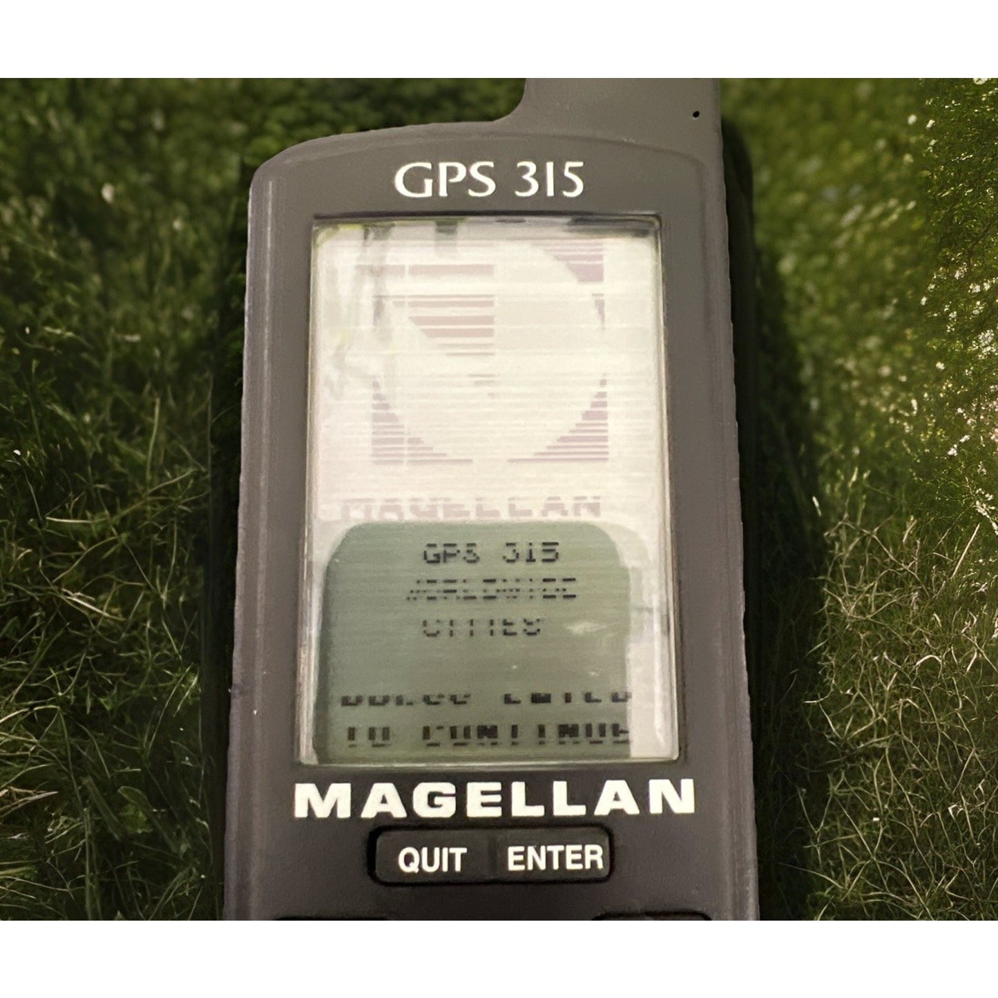 Vintage Magellan GPS 315 Handheld Navigator Working - See Pics