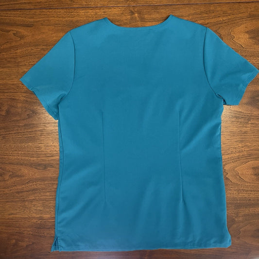 Figs Casma Three-Pocket (S) Scrub Top Pacific Blue Limited Edition PO 2133