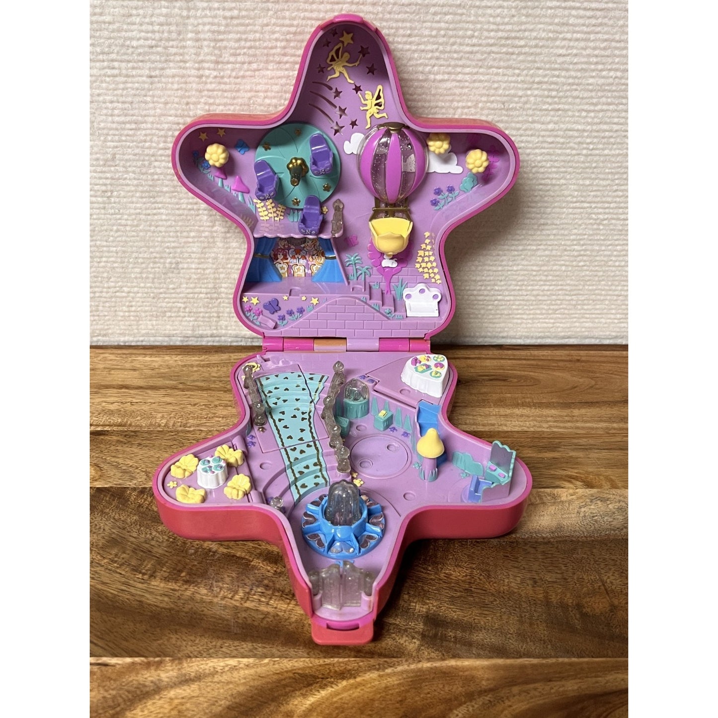 1993 Bluebird Pink Star Polly Pocket Fairy Light Wonderland Works Needs Battery