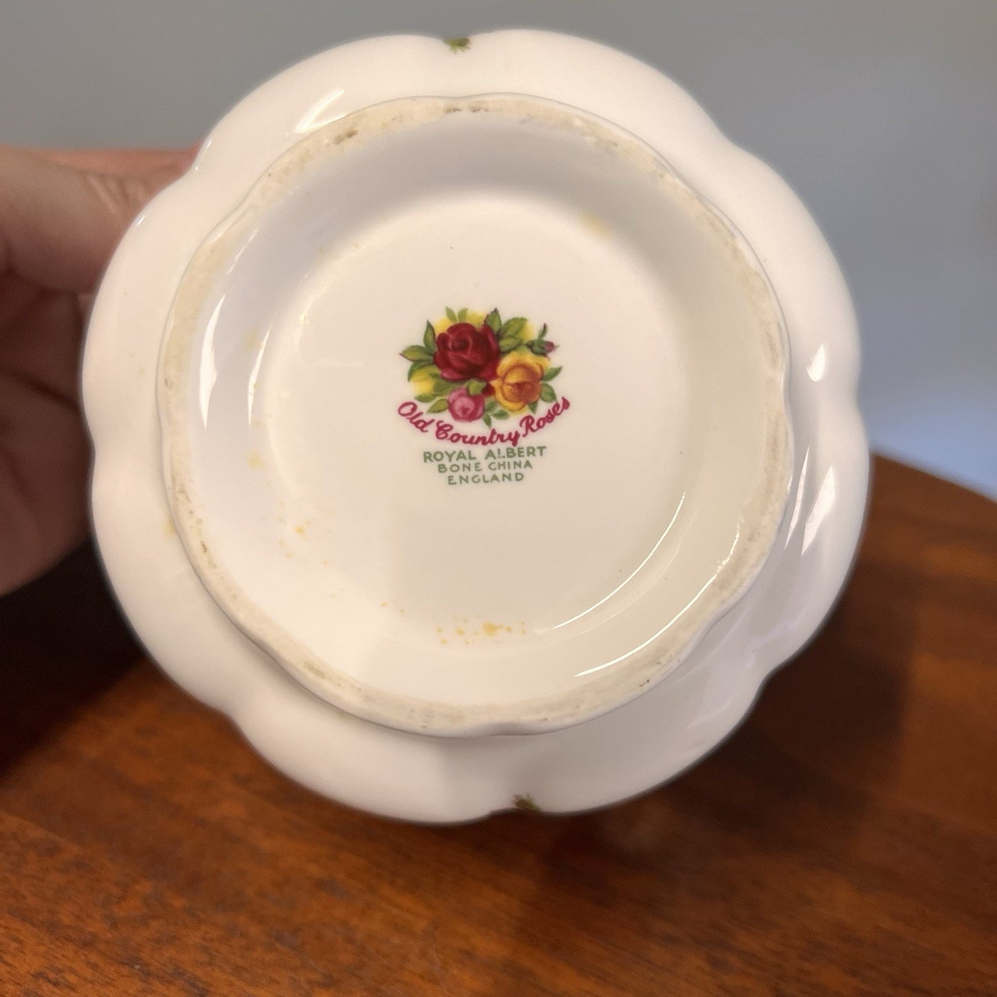 Royal Albert Old Country Rose Open Sugar Bowl Bone China Romantic Tea Party