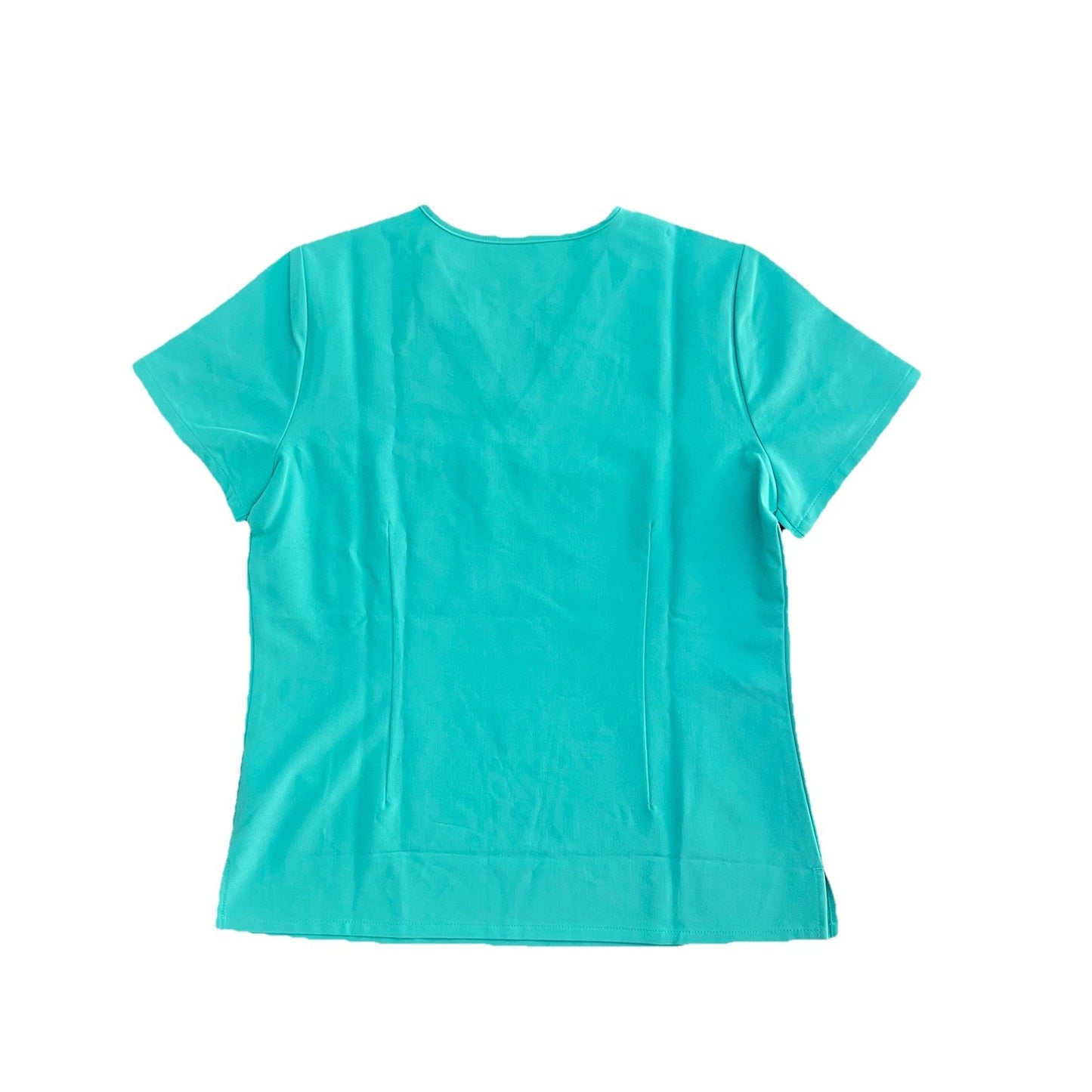 Figs Women’s S/P Catarina Aqua Marine Teal Green Short Sleeve Scrub Top PO 4731