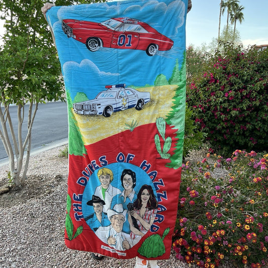 1980 Dukes Of Hazard Kids Sleeping Bag Vintage Collectible Memorabilia Clean EUC