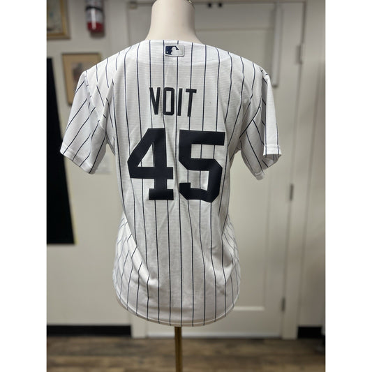 Luke Voit New York Yankees #45 Nike White Home Replica Size Medium