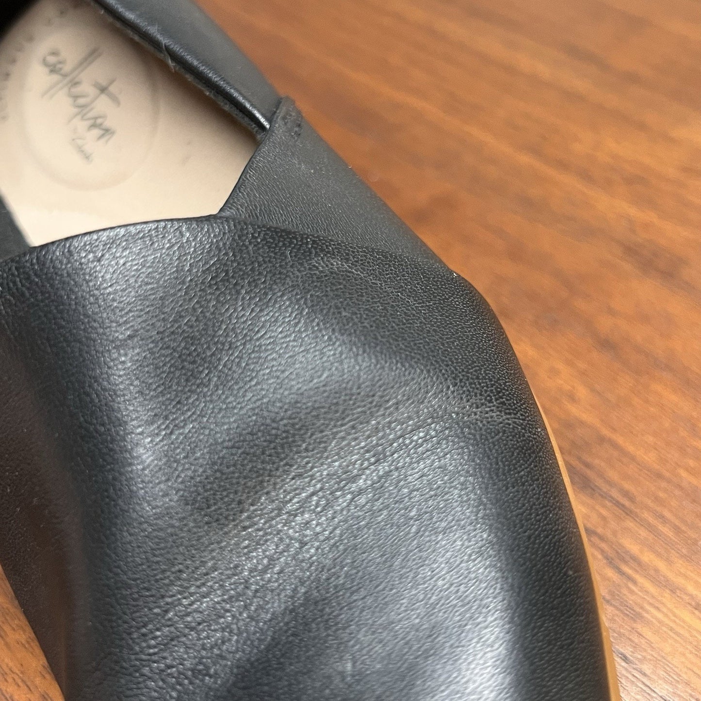 Clarks Juliet Palm Slip On Loafer 11M Black Leather Womens Shoes Comfort Ortho