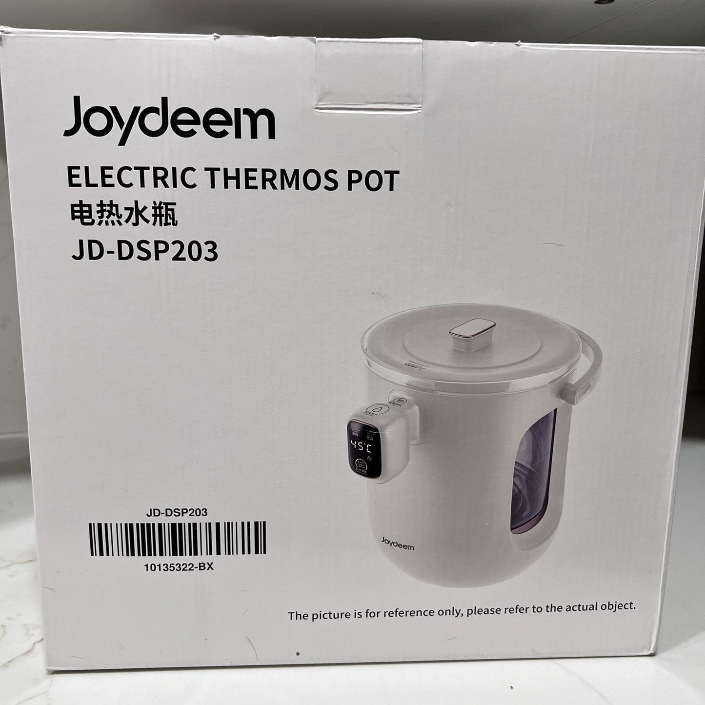 Joydeem Countertop 3L/12 Cup Hot Water Dispenser, Boiler & Warmer 1000w Open Box