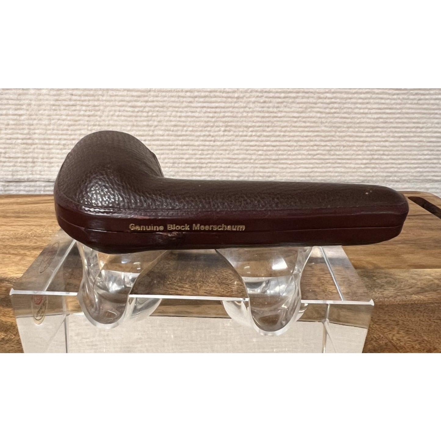 Vintage Kaywoodie Block Meerschaum Estate Pipe & Marriage Case
