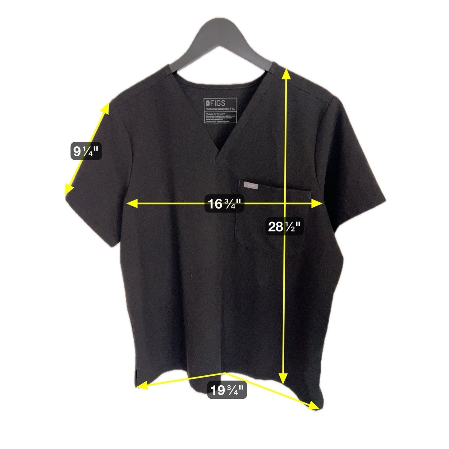 FIGS Catarina 1 Pocket Women’s Scrub Top PO#5527 Size XL Style# 1000211