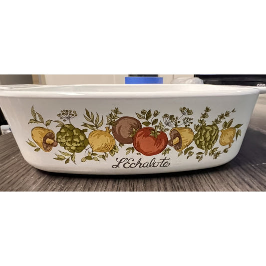 Vintage Corning L'Enchalote Square 1 Quart A-1-B Casserole Pan