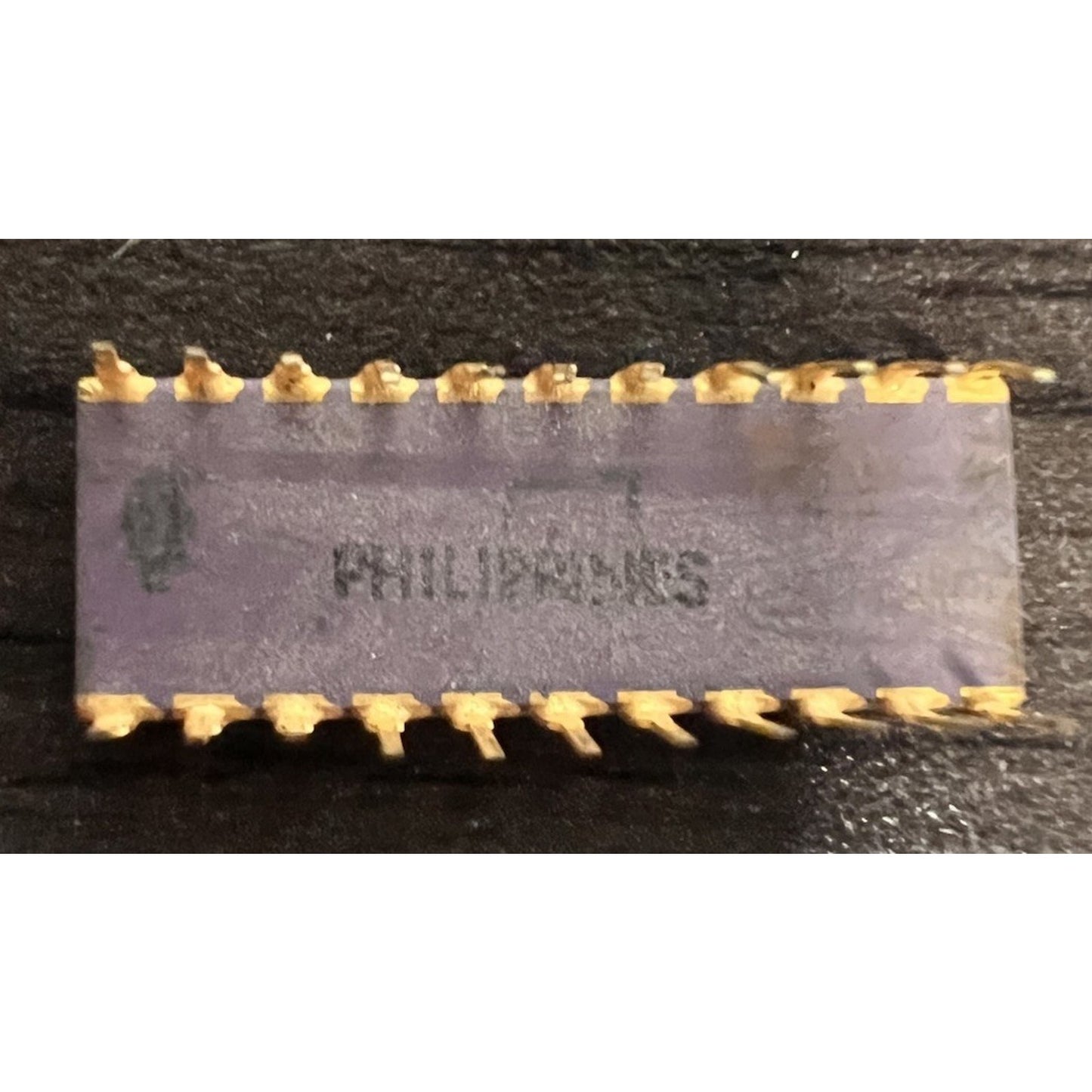 Vintage SEMI NP5SB 6445P IC Chip Purple Gold Ceramic CDIP-24 Rare Collectible