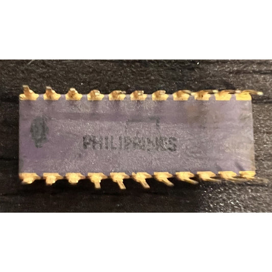 Vintage SEMI NP5SB 6445P IC Chip Purple Gold Ceramic CDIP-24 Rare Collectible