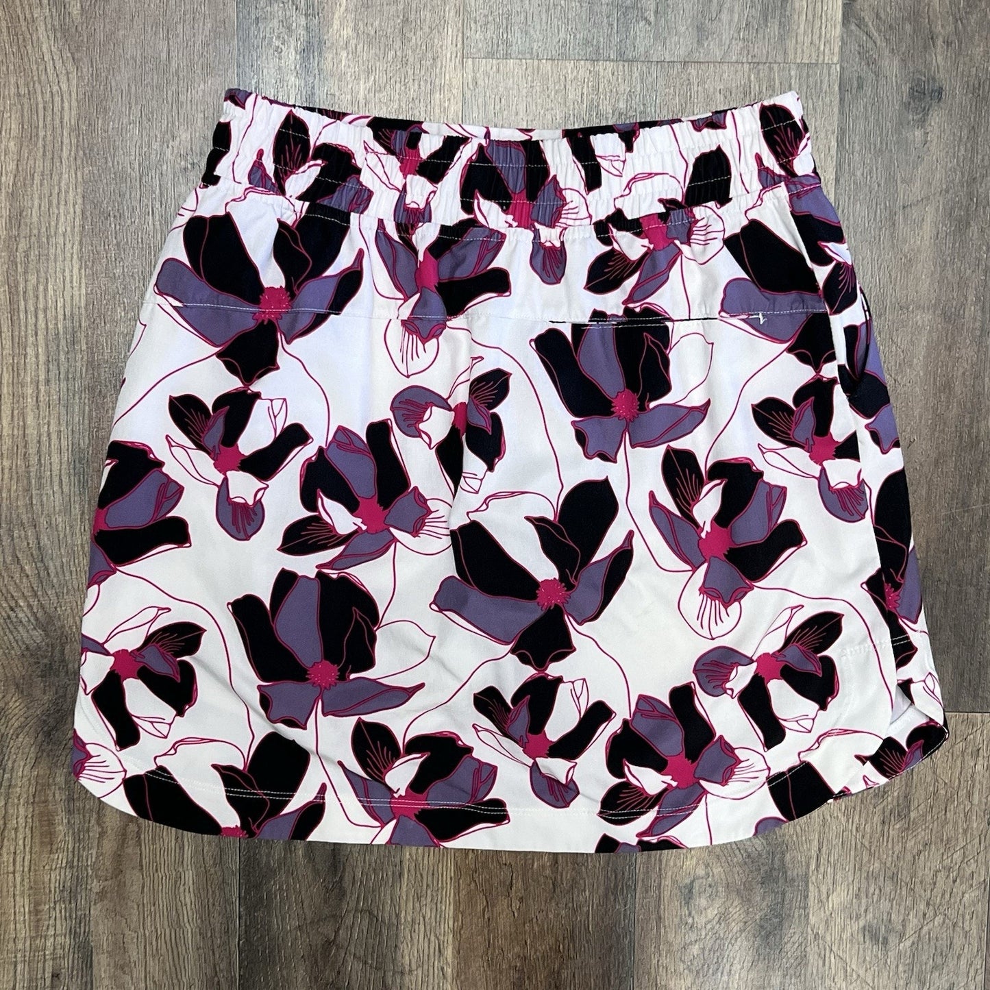 Slazenger Golf Skort XS 25” Women Hydro DRI Floral Pockets Stretch Tropical