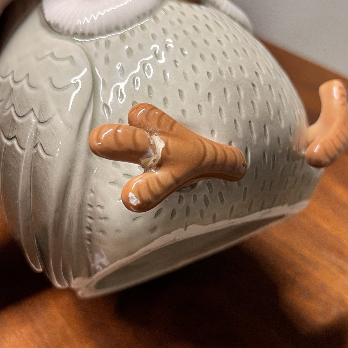 FITZ & FLOYD Owl Tea Pot *imperfect*