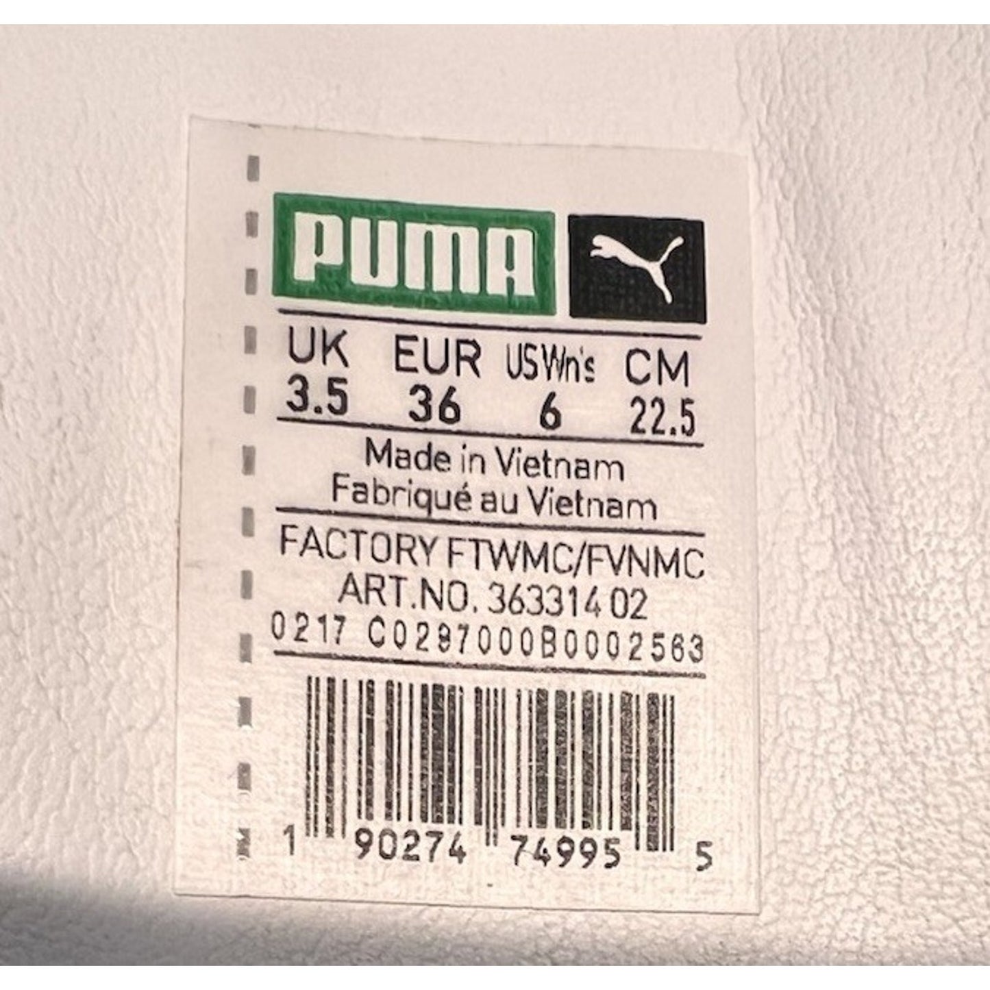Puma Basket Platform Patent "Oatmeal" (Model: 363314-02) Women’s Size 6