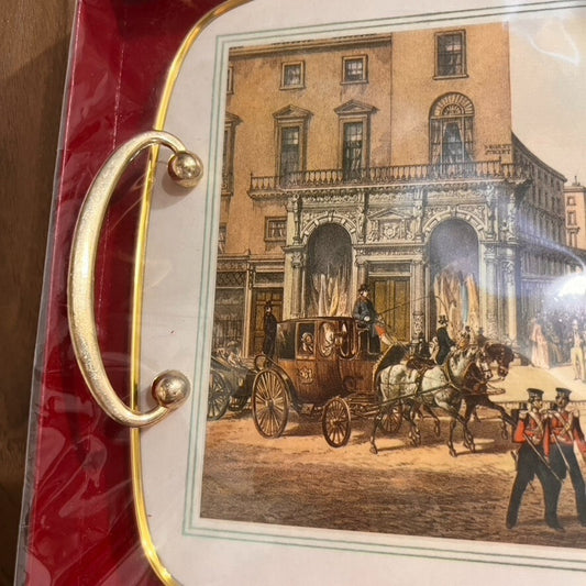 Cotswood Cocktail Tray Vintage Antique Platter London Regent Street 1850 NIB