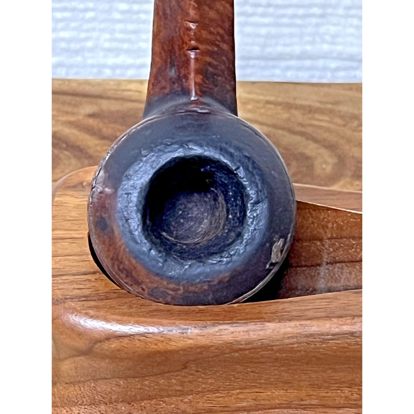 Vintage Unmarked Bulldog Tobacco Pipe 6" Long 1" Diameter Bowl