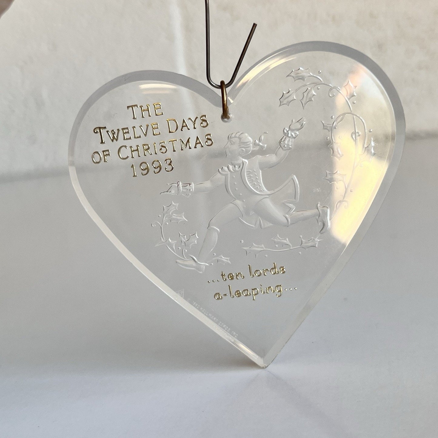 Hallmark Ornament 12 Days Of Christmas Ornament #10 Twelve Lords Leaping QX3012