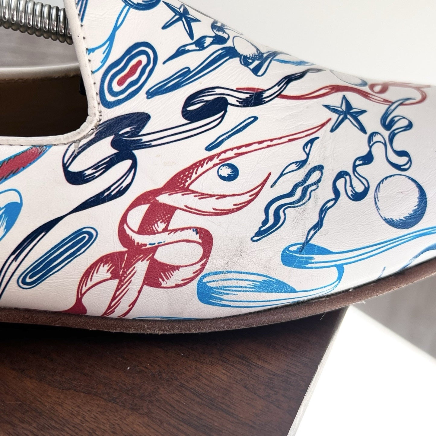 RARE Del Toro X Pepsi Sz 13 Loafer Limited Edition Italian Leather Pop Art