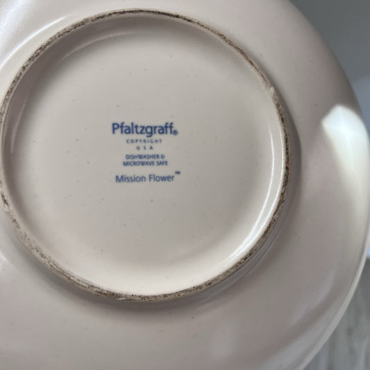 Pfaltzgraff Mission Flower Pasta Serving Bowl 12”
