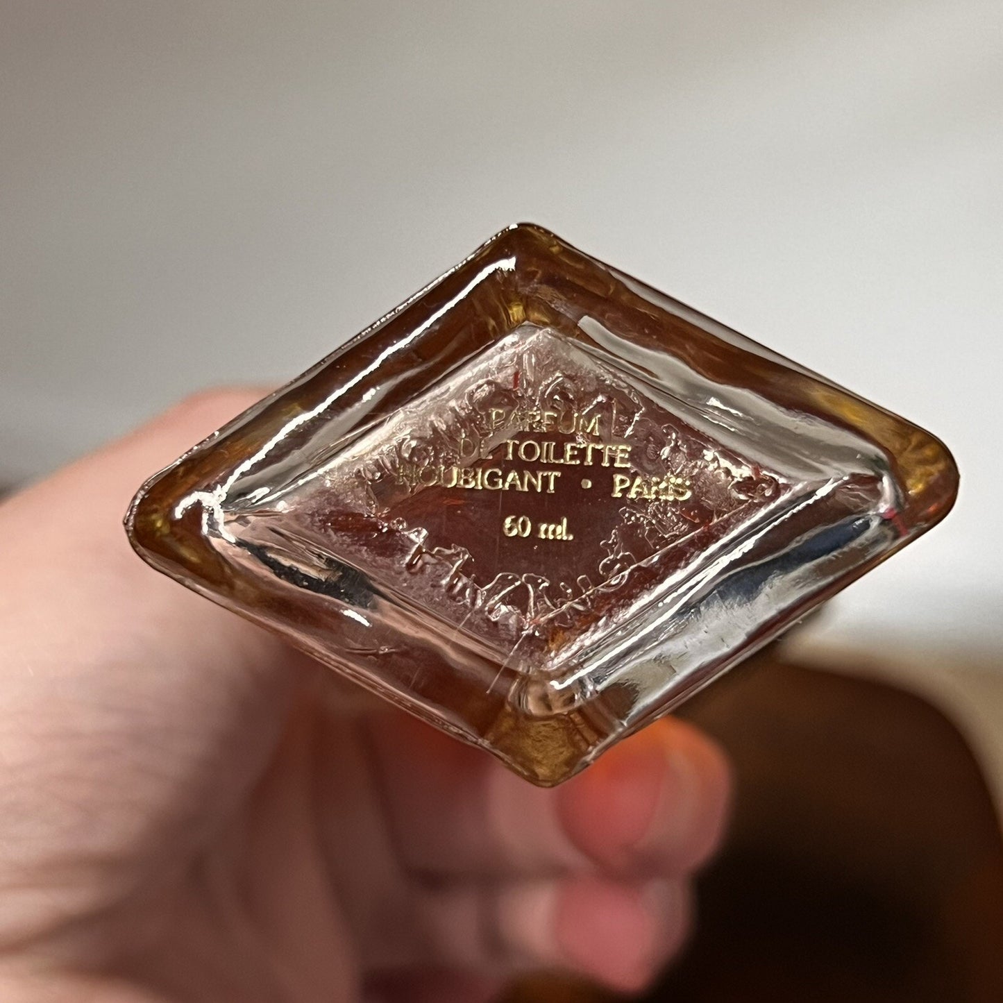 Vintage Original 2 oz Houbigant Paris Reffinee 60 mL Splash Bottle Perfume