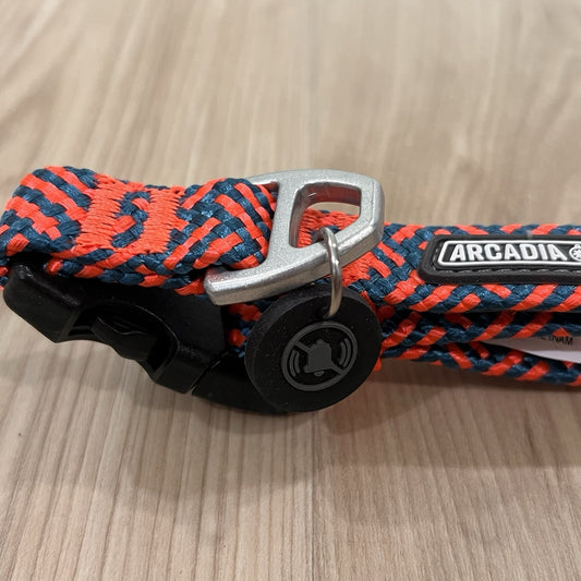 SMALL Dog Puppy Collar Reflective Paracord Unisex Orange Blue Arcadia Trail Neon