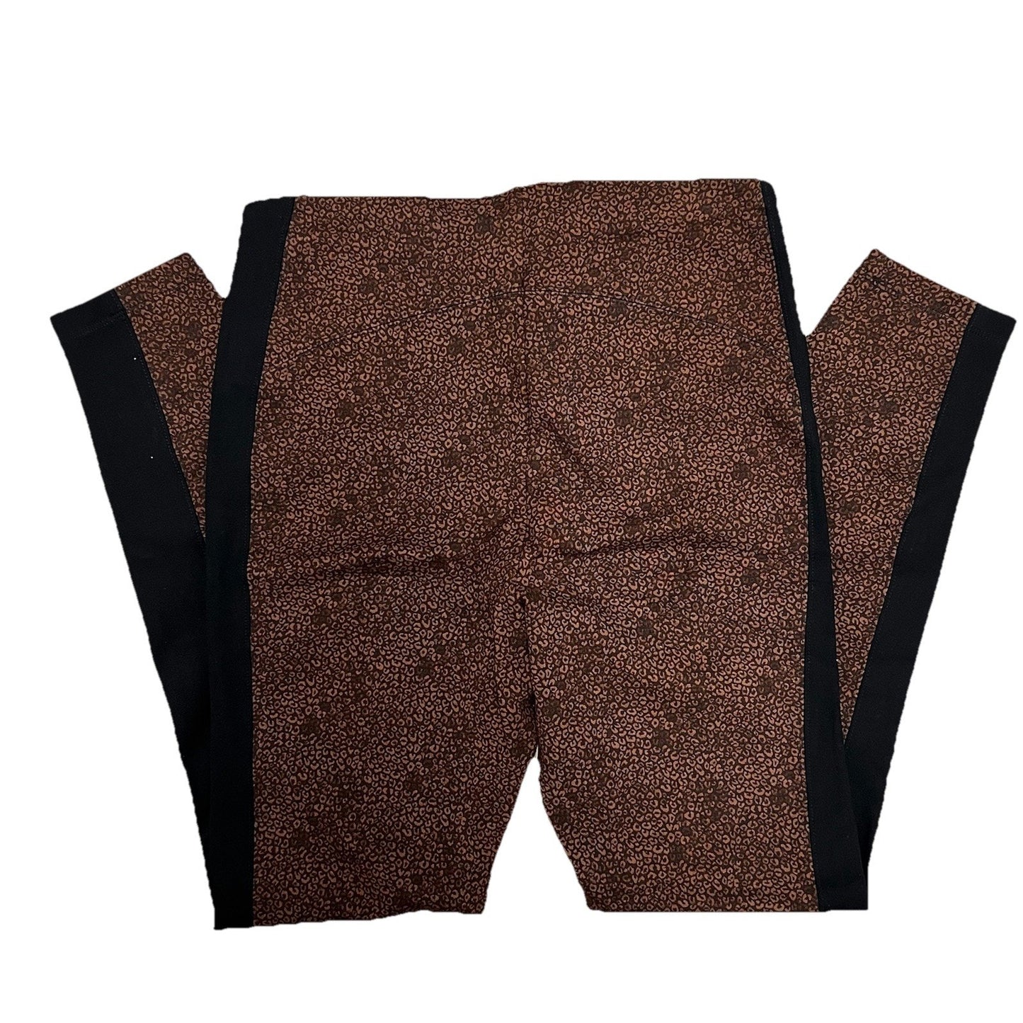 LYSSÉ Laura Legging 28” Animal Print (M) High Rise Stripe Ponte Pull On Stretch