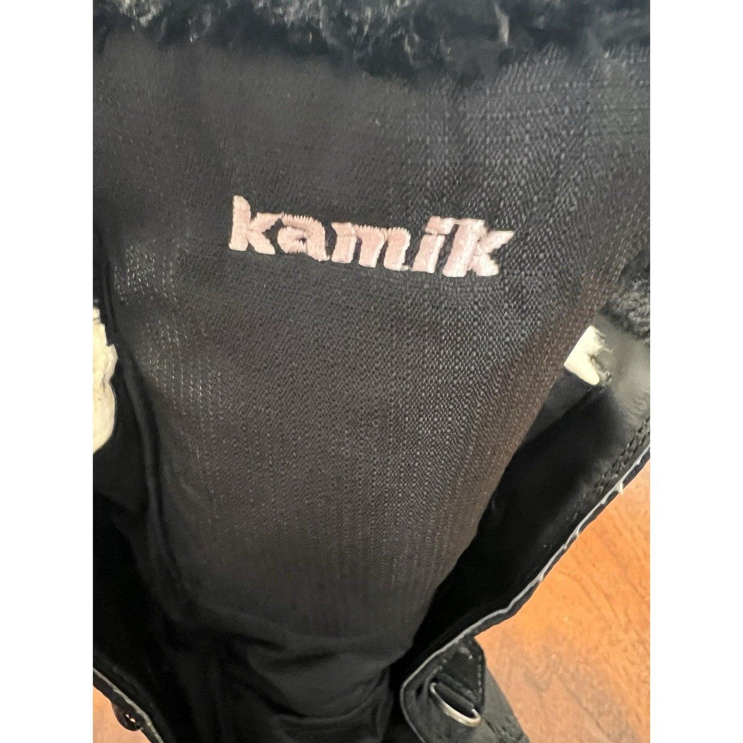 Kamik Brooklyn Women's Size 8 Black Waterproof Winter Snow Boots Fur Lined